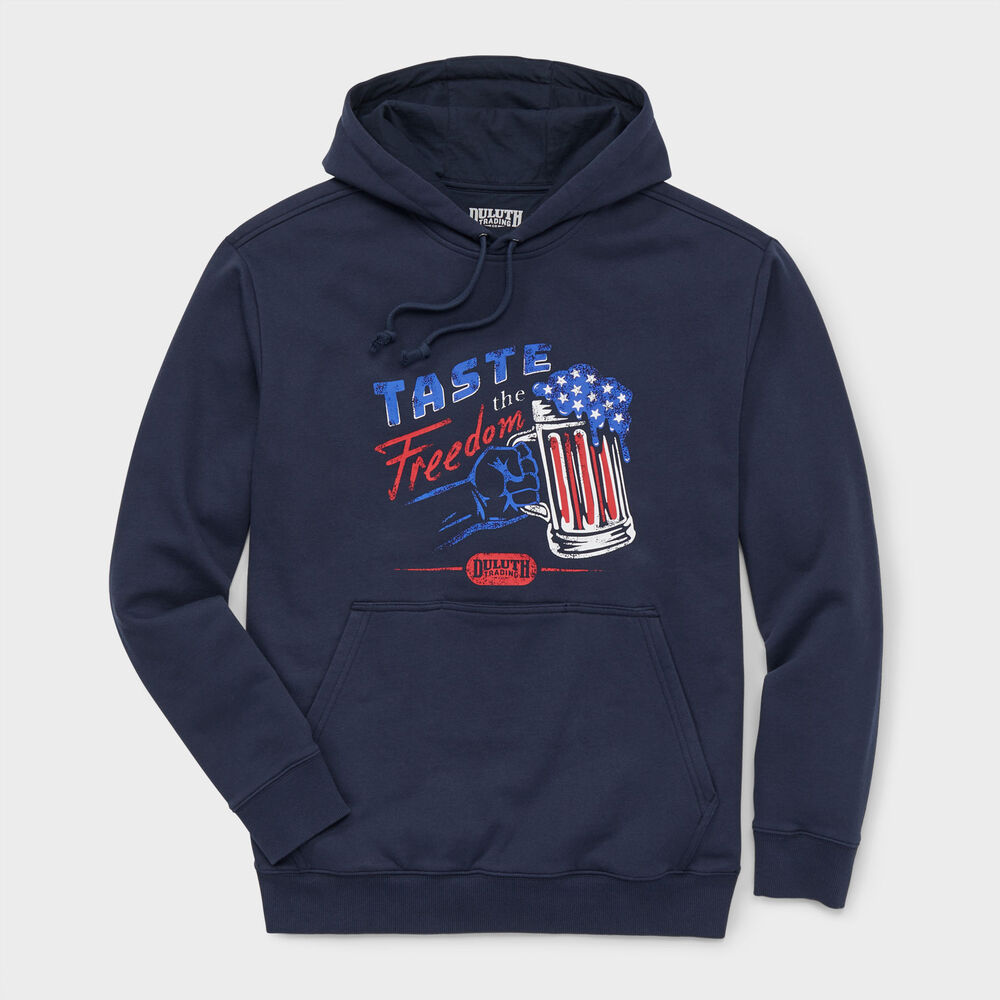 Men's Midweight Relaxed Fit Beer Pocket Hoodie Main Image