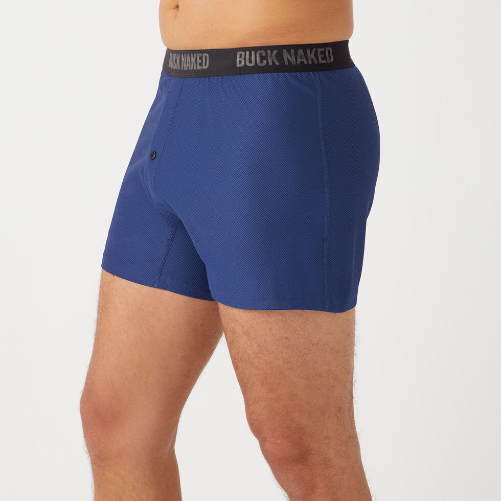 Duluth Trading Co, Underwear & Socks, Duluth Trading Mens Go Buck Naked  Performance Pattern Boxer Briefs Medium Plaid