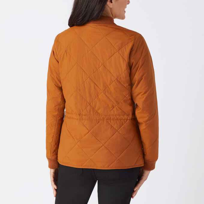 Women's Golden Harvest Quilted Bomber Jacket Duluth Trading Company