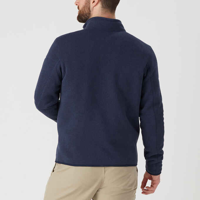Men's Sweater Fleece Quarter Zip Mock