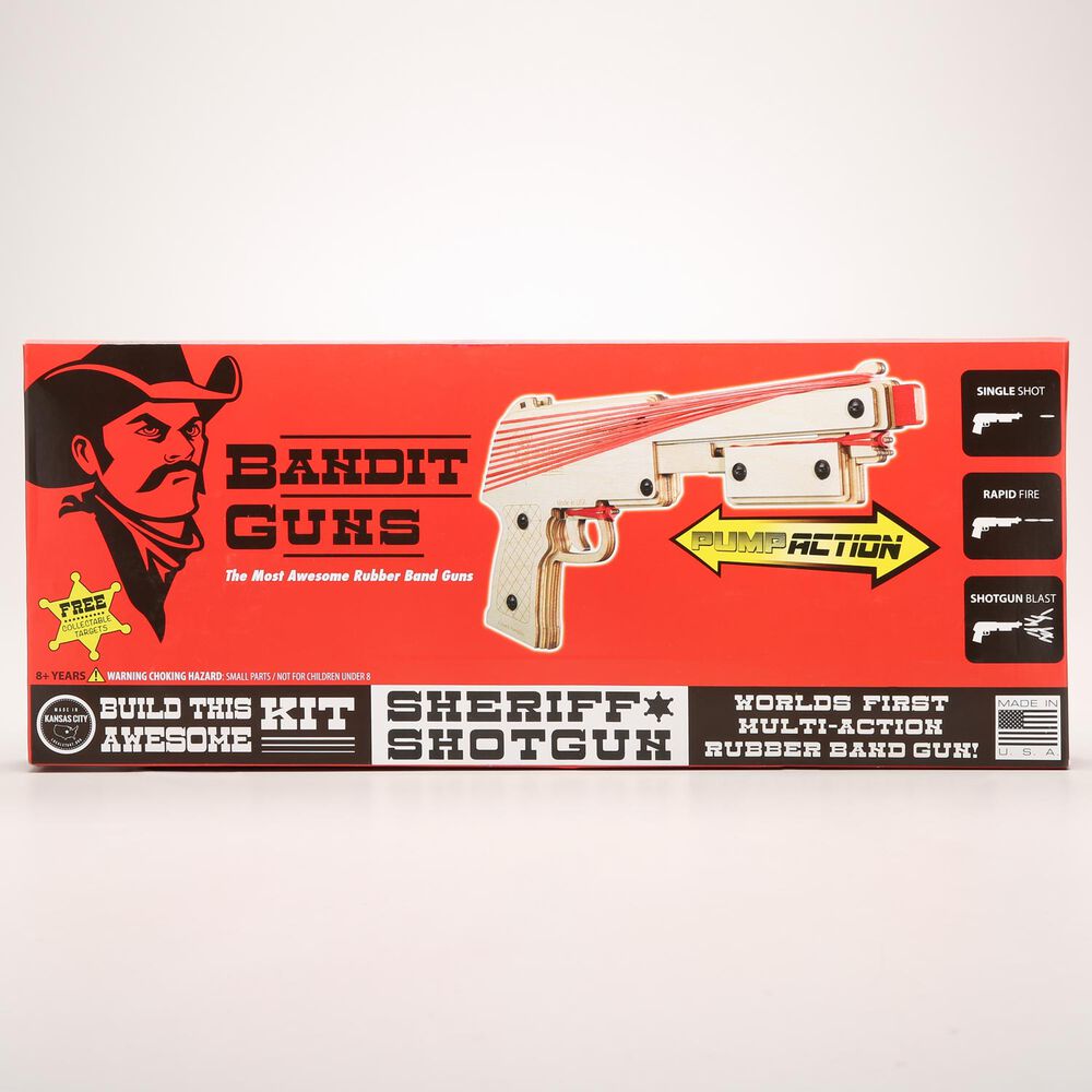 Sheriff Rubber Band Shotgun Kit Main Image