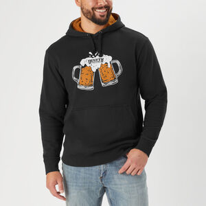 Men's Midweight Relaxed Fit Beer Pocket Hoodie
