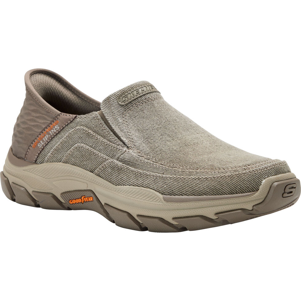 Skechers Men's Slip Skechers Slip Ons With Memory Foam Mens
