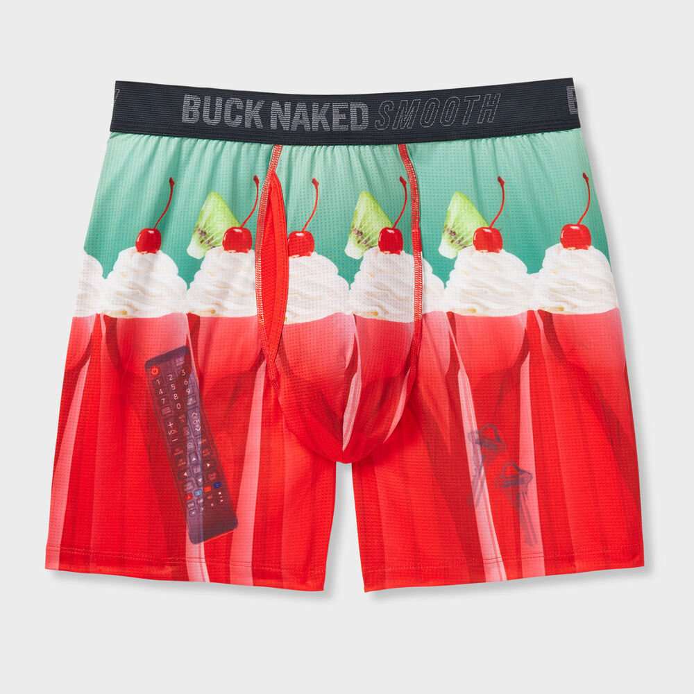 Men's Buck Naked Smooth Boxer Briefs GEB XLG Main Image