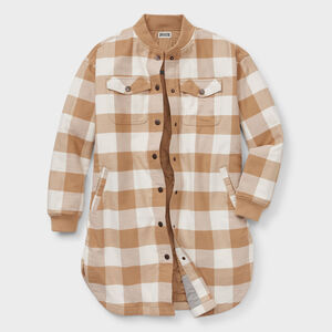 Women's Plus Folklore Flannel Insulated Duster