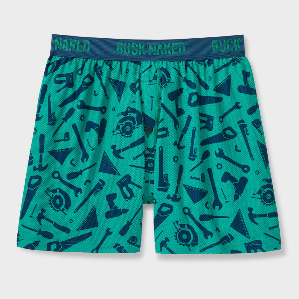 Men's Buck Naked Pattern Boxers Main Image