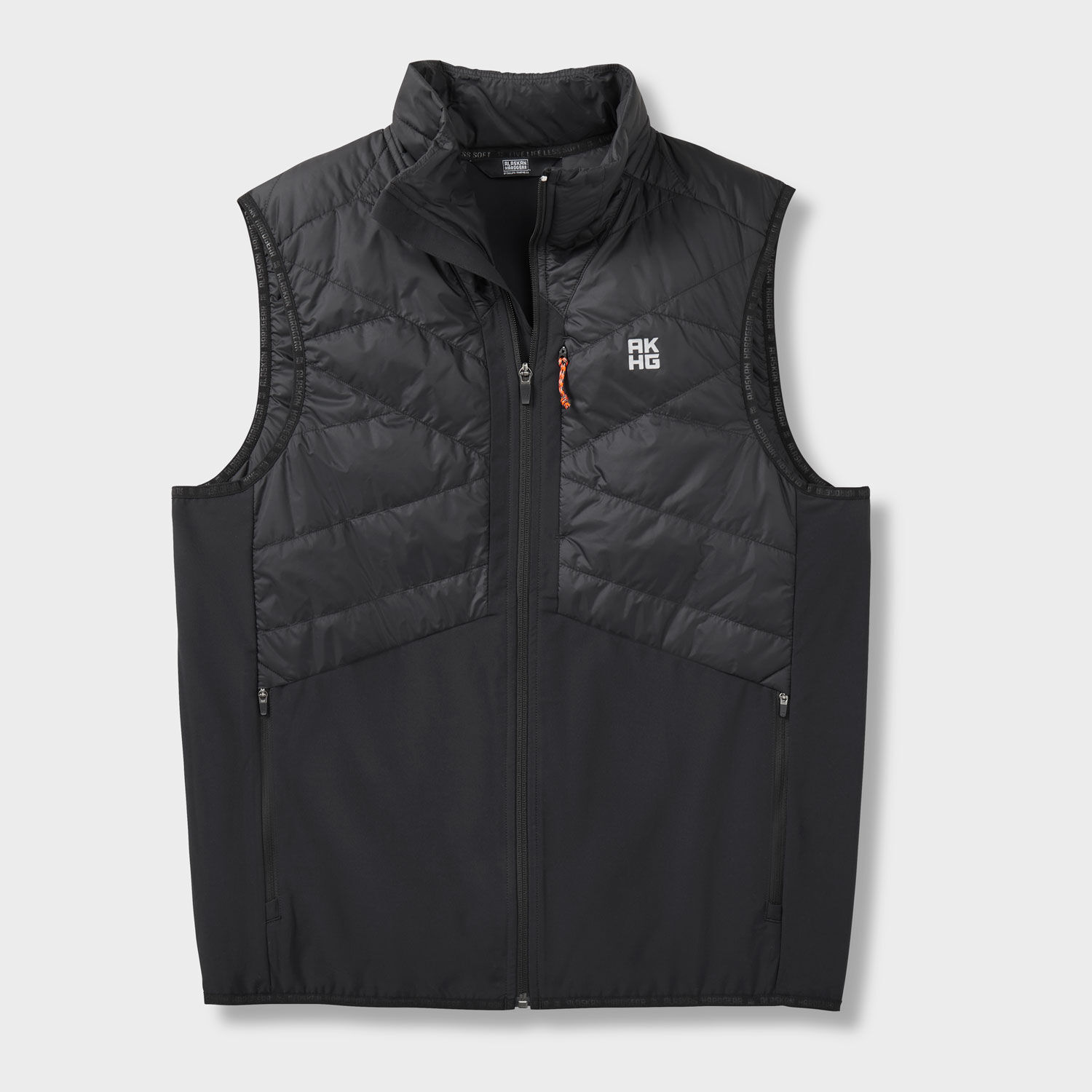 Sasquatchfabrix. / TRAIL RUNNING DOWN PUFFER VEST/L/ポリエステル/BLK/18AW-JKH-001 Men's AKHG Outer Limit Hybrid Vest | Duluth Trading Company