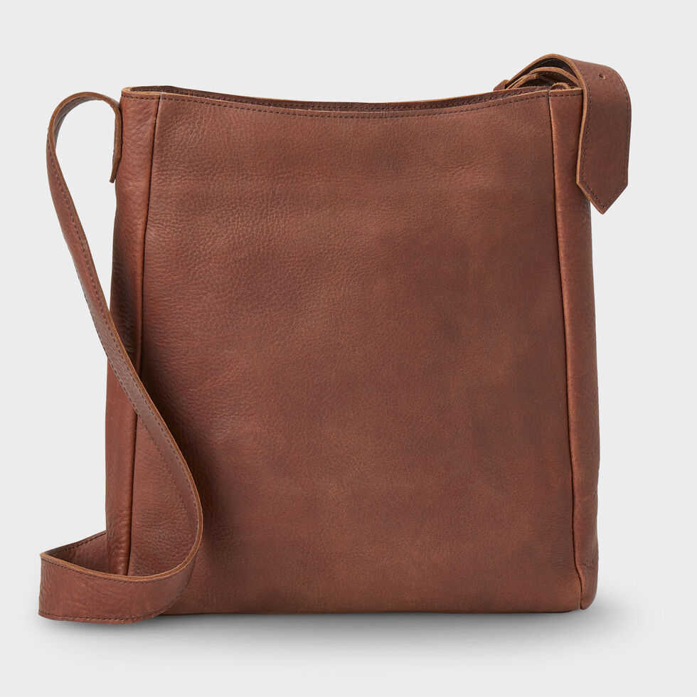 Lifetime Leather Crossbody Bag | Duluth Trading Company display picture 2