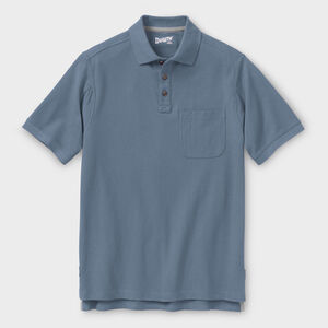 Men's No Polo Shirt Short Sleeve with Pocket
