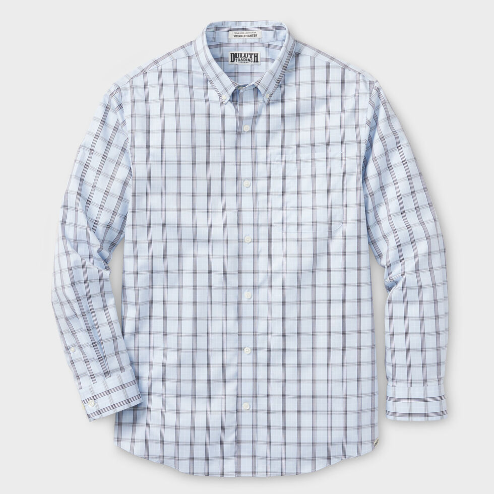 duluth trading dress shirts Men's Fire Hose Lightweight Long Sleeve Work Shirt