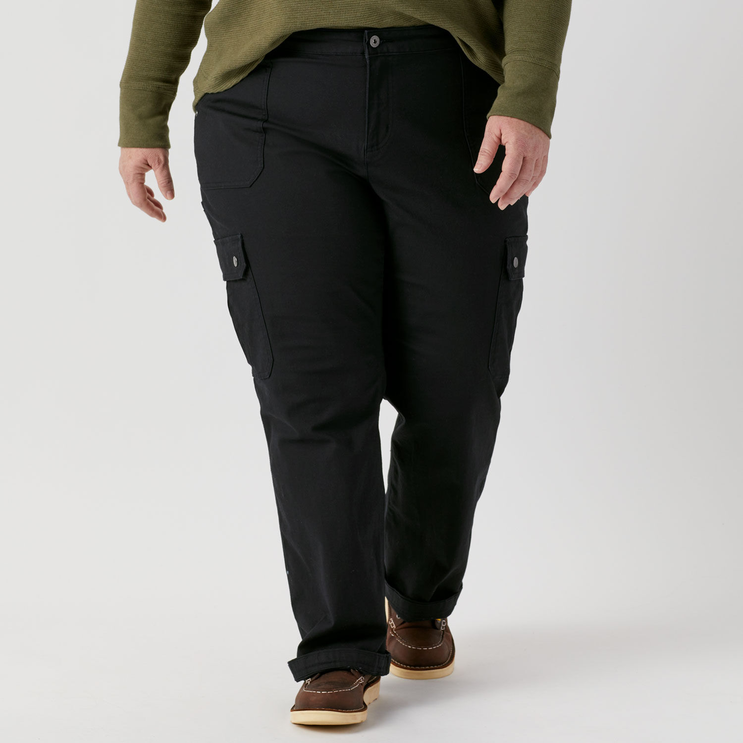 Grey Cargo Pants High Rise | You + All
