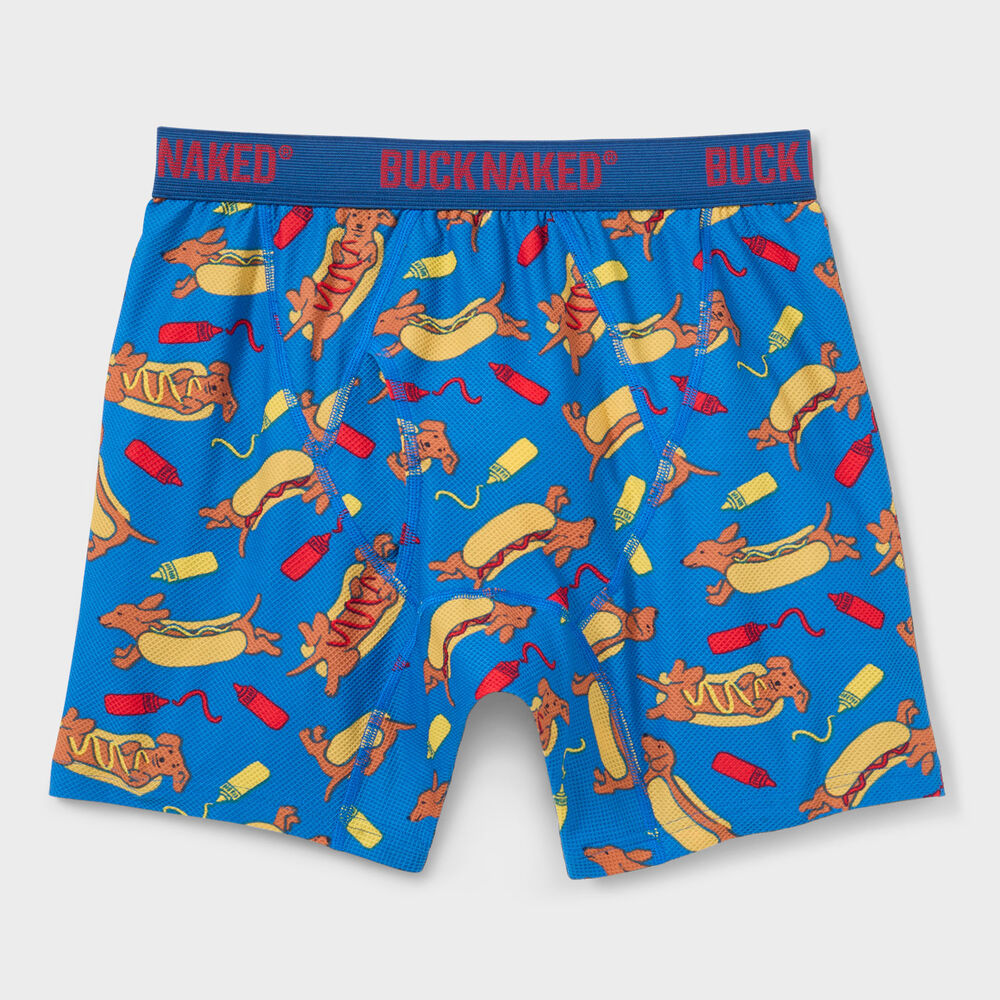 Men's Buck Naked Pattern Boxer Briefs Main Image