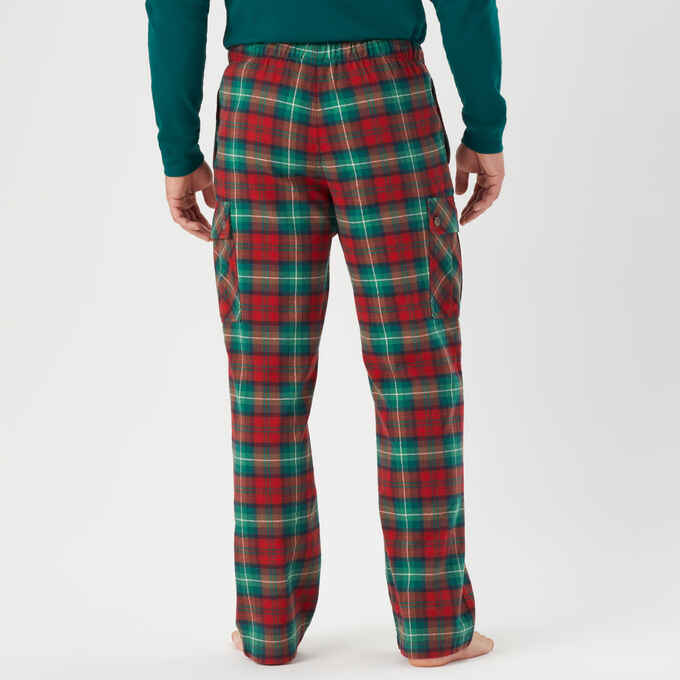 Men's Flannel Cargo Lounge Pants