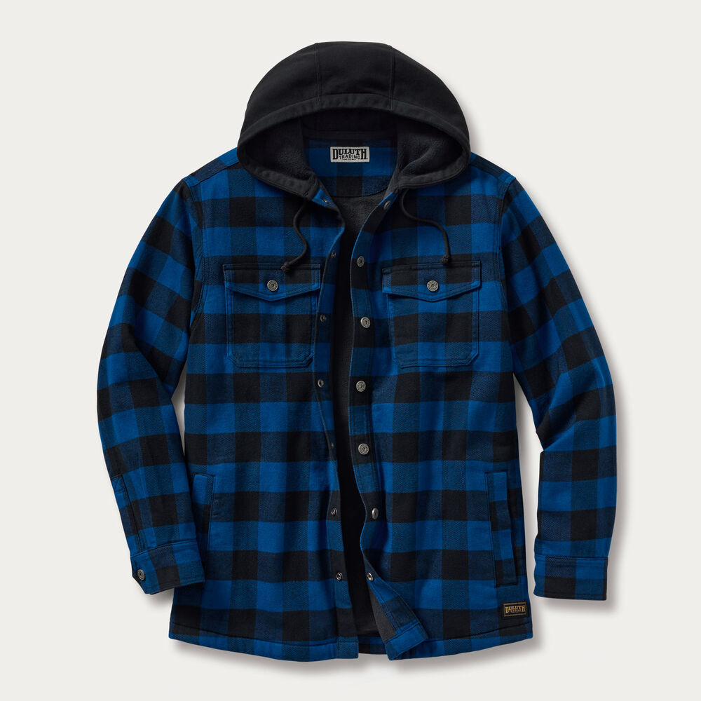 Men's Flapjack Relaxed Fit Hooded Shirt Jac Main Image