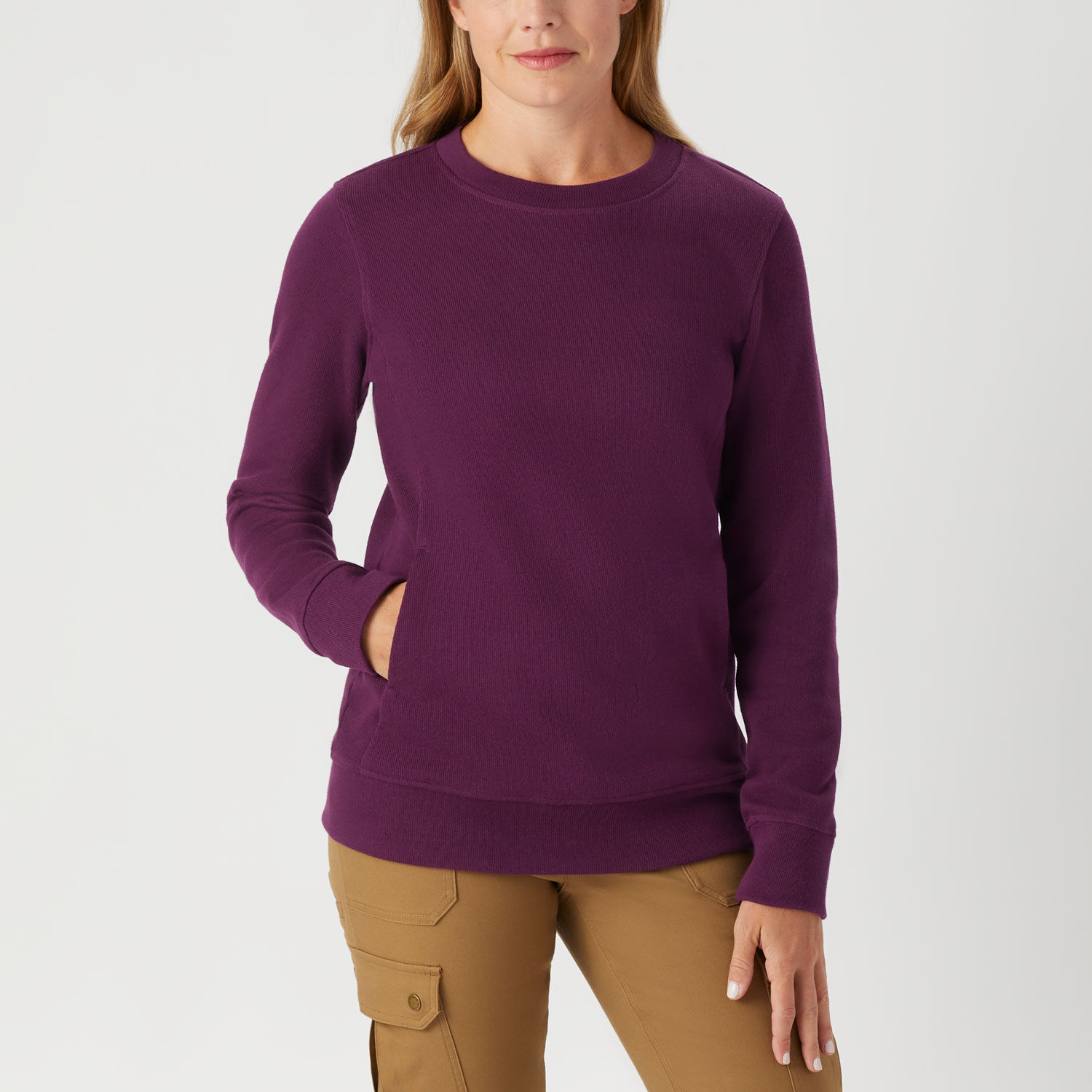 Women's Rib Crewneck Sweatshirt | Duluth Trading Company