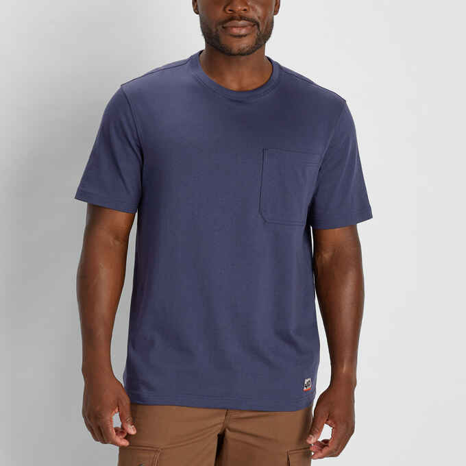 Men's 40 Grit Standard Work Short Sleeve T-Shirt with Pocket | Duluth ...
