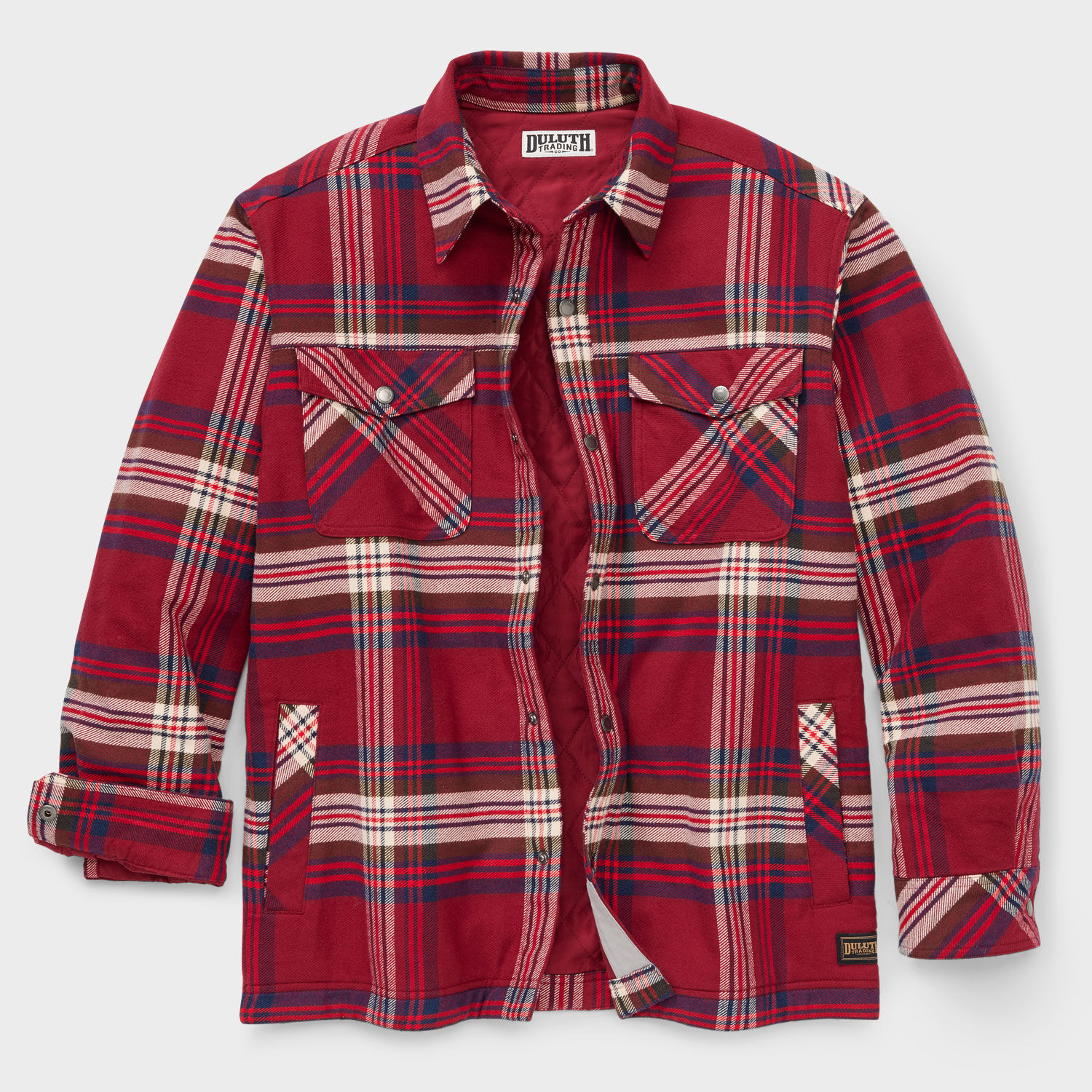 Men's Folklore Flannel Insulated Shirt Jac | Duluth Trading Company