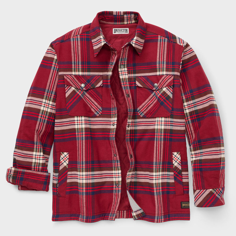 Men's Folklore Flannel Insulated Shirt Jac Main Image
