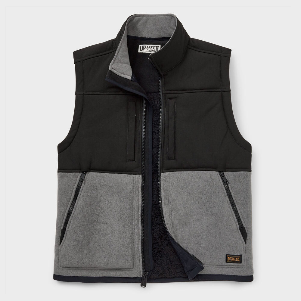 Men's Bear Hide Fleece Vest Main Image