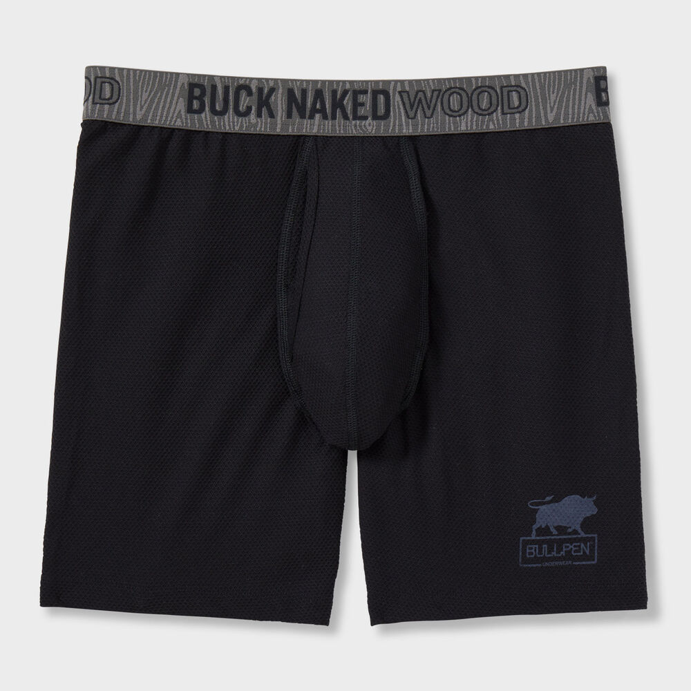 Men's Buck Naked Wood Bullpen Boxer Briefs Main Image