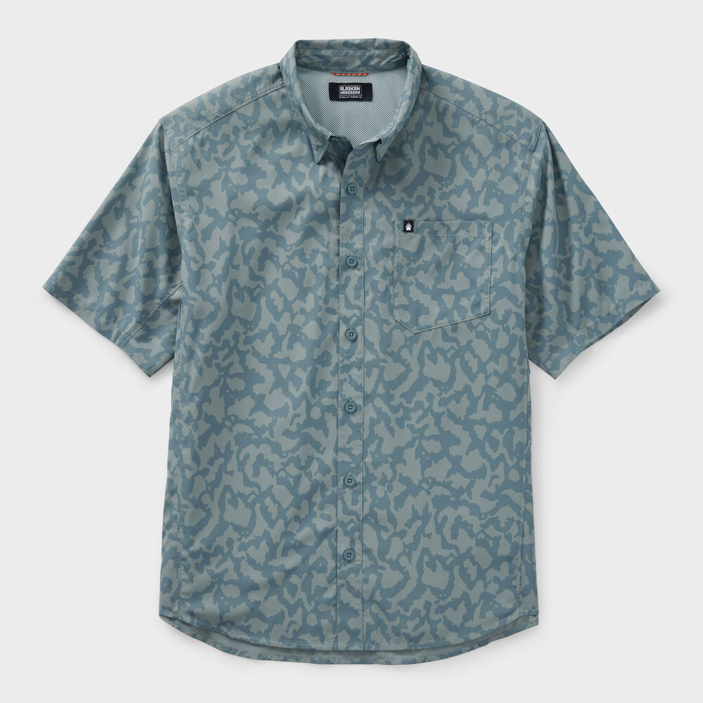 Men's AKHG Mountain Stream Relaxed Fit Short Sleeve Shirt Main Image