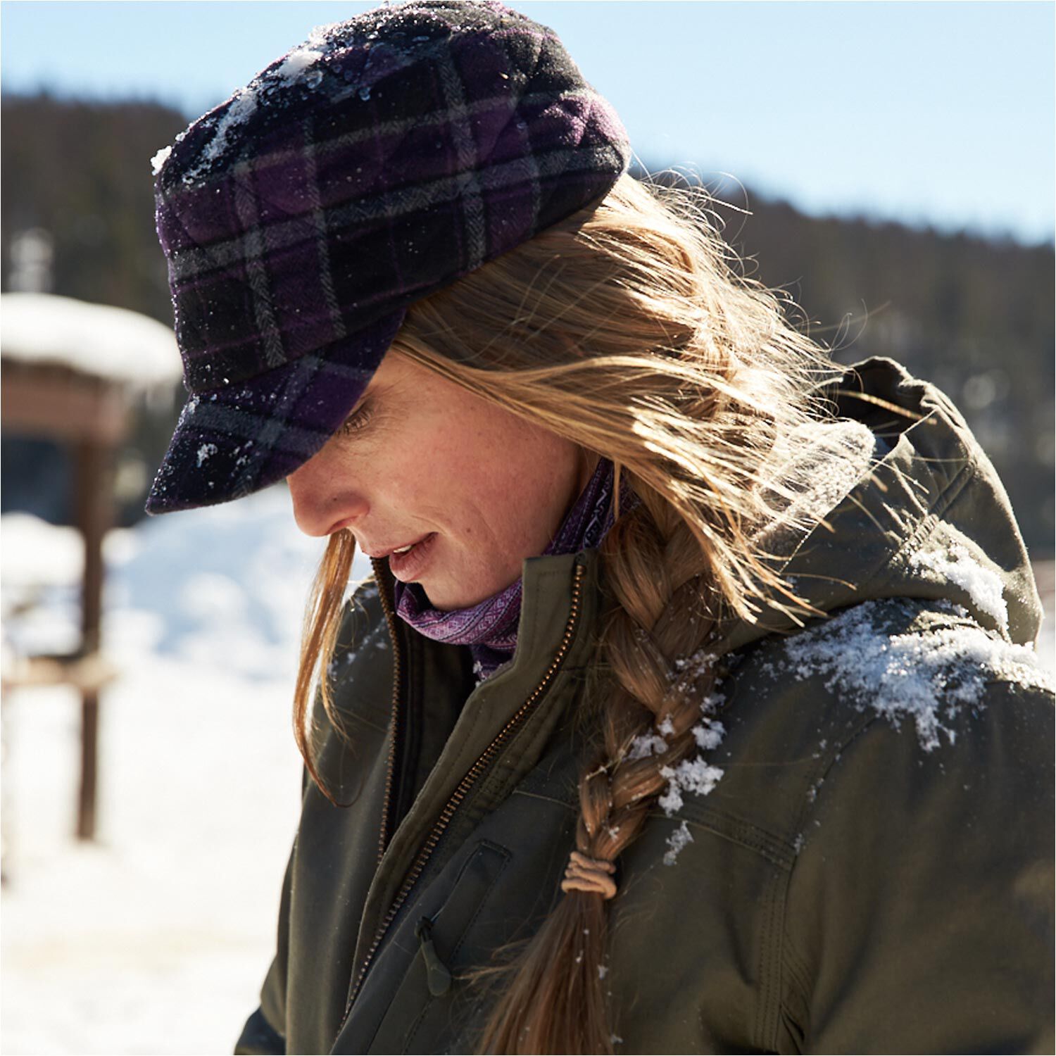 Women's Plaid Quilted Trapper | Duluth Trading Company