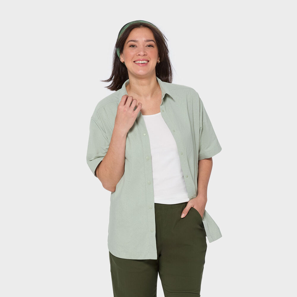 Women's Heirloom Gardening Overshirt Main Image
