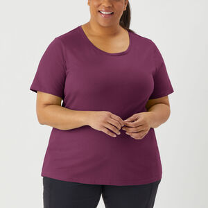 Women's Plus Lightweight Longtail T Scoopneck T-Shirt