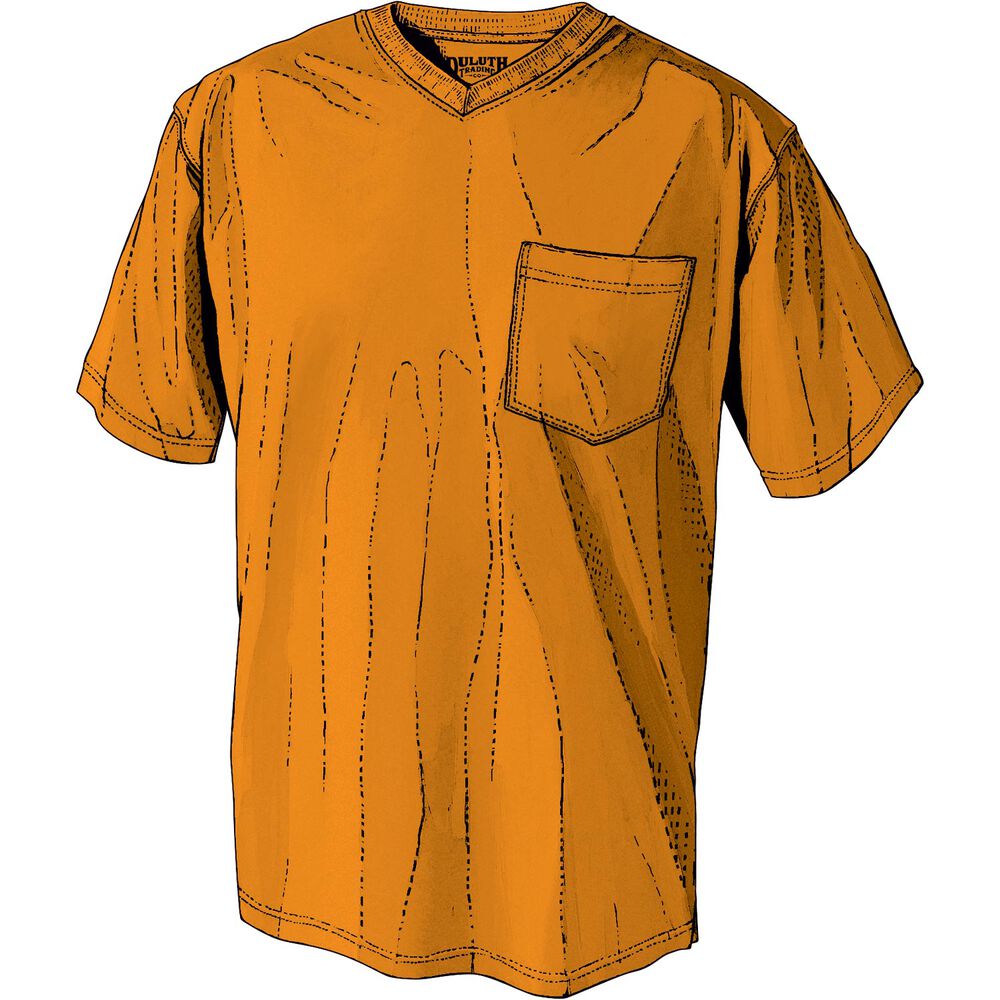 Men's Longtail T Relaxed Fit Short Sleeve Pocket V-Neck Main Image