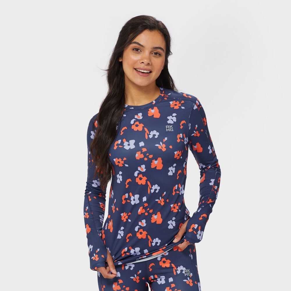 Women's AKHG Boar's Nest Base Layer Crew Shirt Main Image