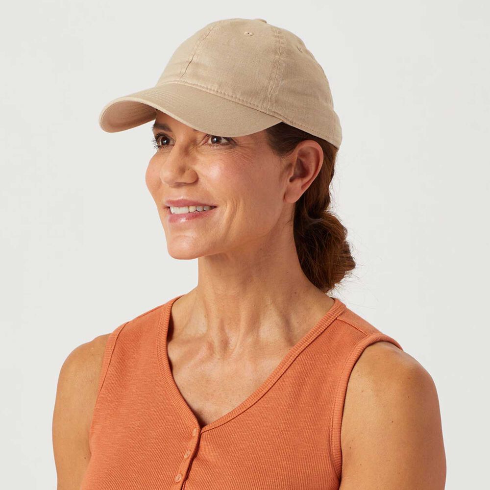 Women's Linen Blend Ball Cap Main Image
