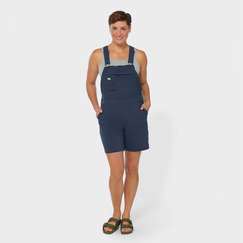 Women's Heirloom Gardening 7'' Short Overalls Main Image