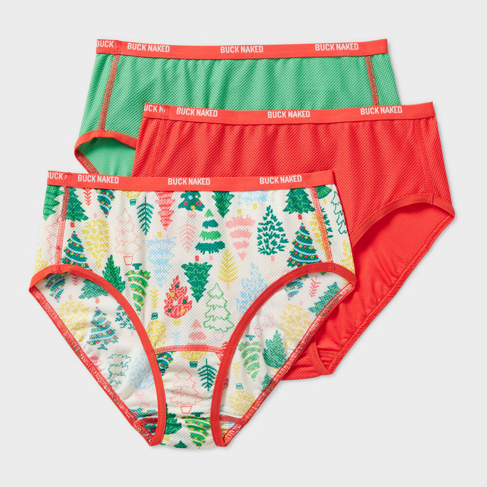Women's Buck Naked Briefs 3-Pack Main Image
