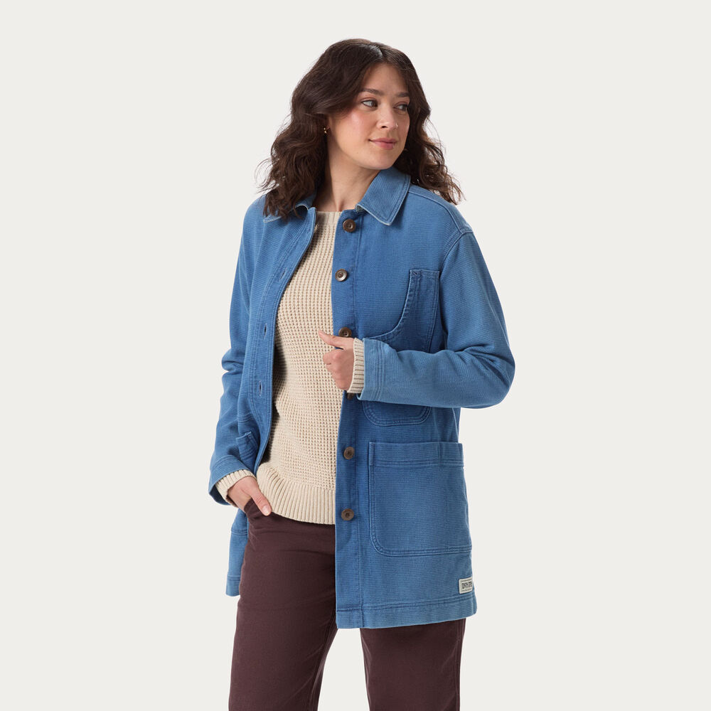 Women's Indigo Chore Duster Main Image