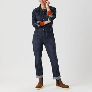 Women's Double Flex Work Denim Coveralls