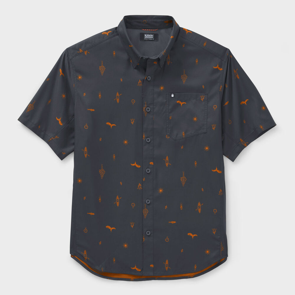 Men's AKHG Mountain Stream Relaxed Fit Short Sleeve Shirt Main Image