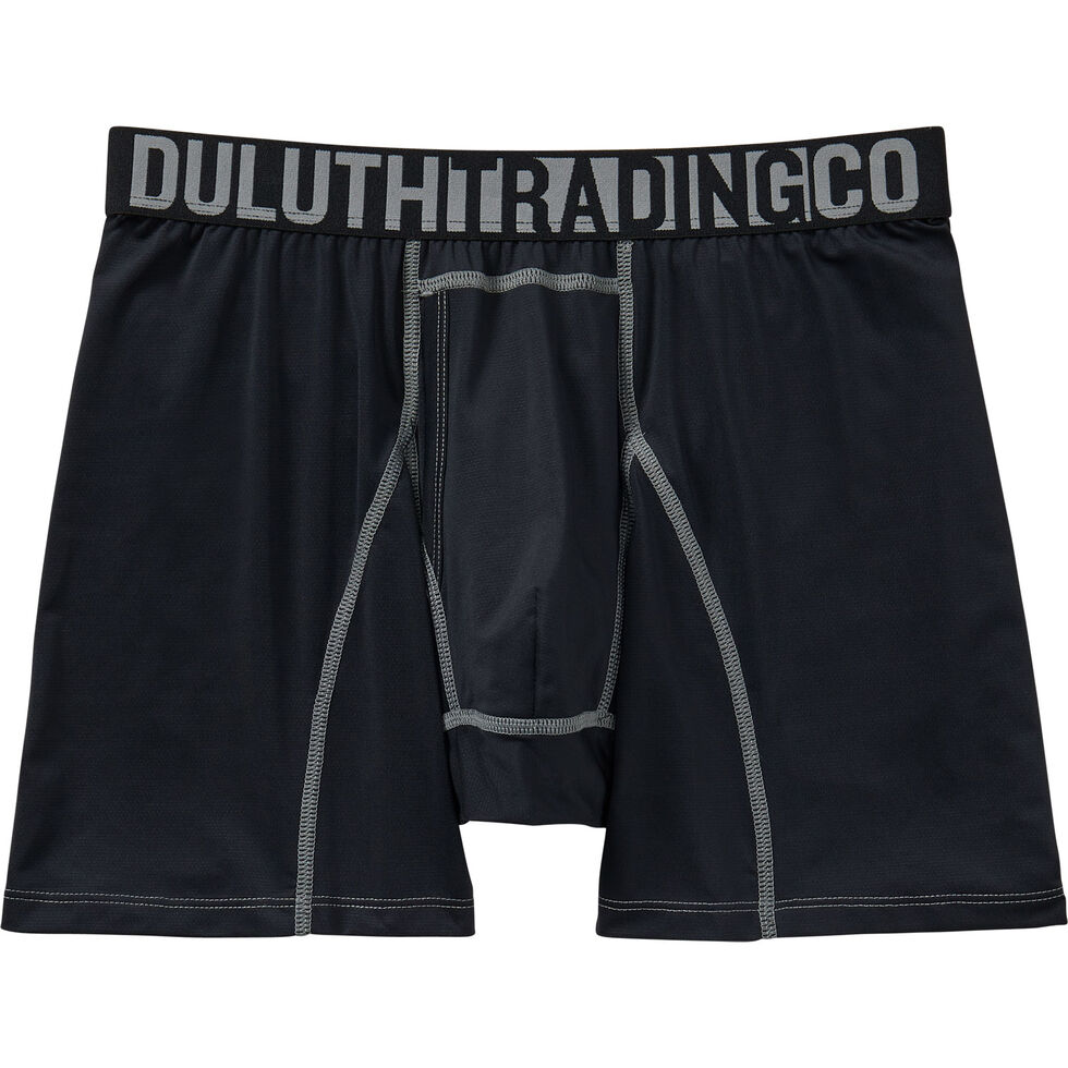 Duluth Trading Co. Armachillo Cooling Boxer Briefs Black Large 36