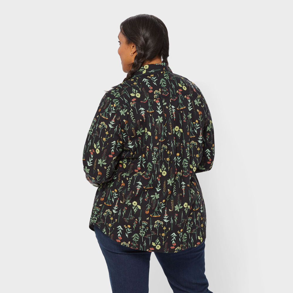 Women's Plus Chick-Nic Long Sleeve Shirt Main Image