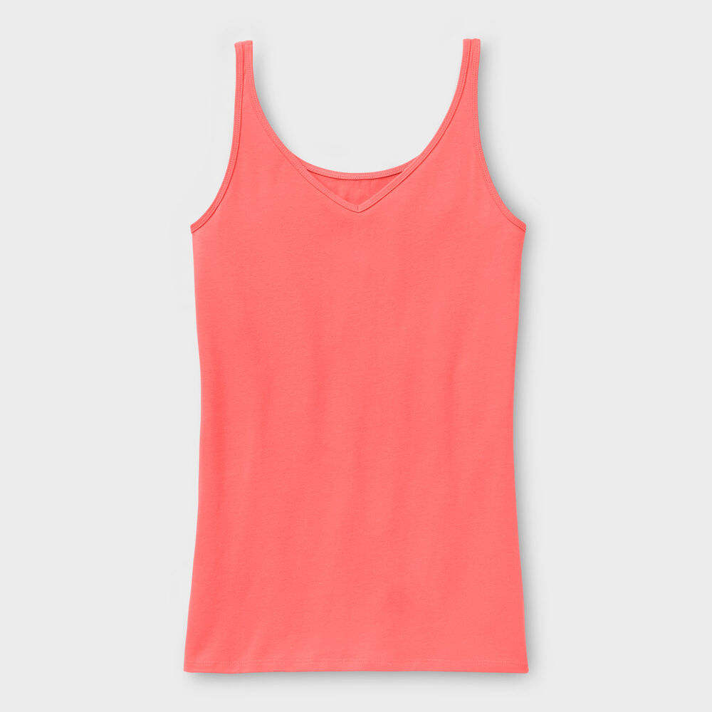 Women's No-Yank Reversible Thin Strap Tank Main Image