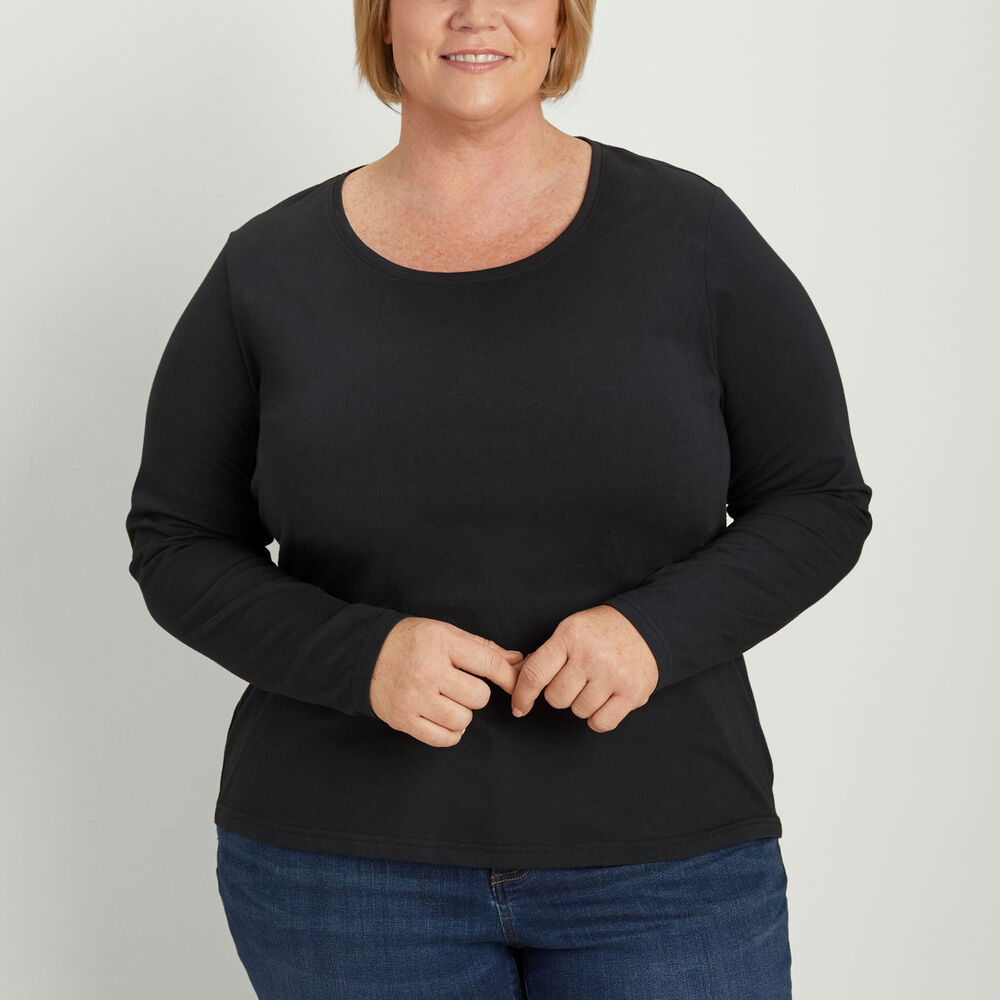 Women's Plus Lightweight Longtail T Scoopneck Main Image