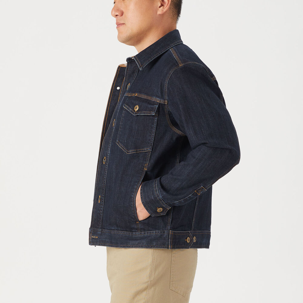 Men's Double Flex Denim Standard Fit Trucker Jacket Main Image
