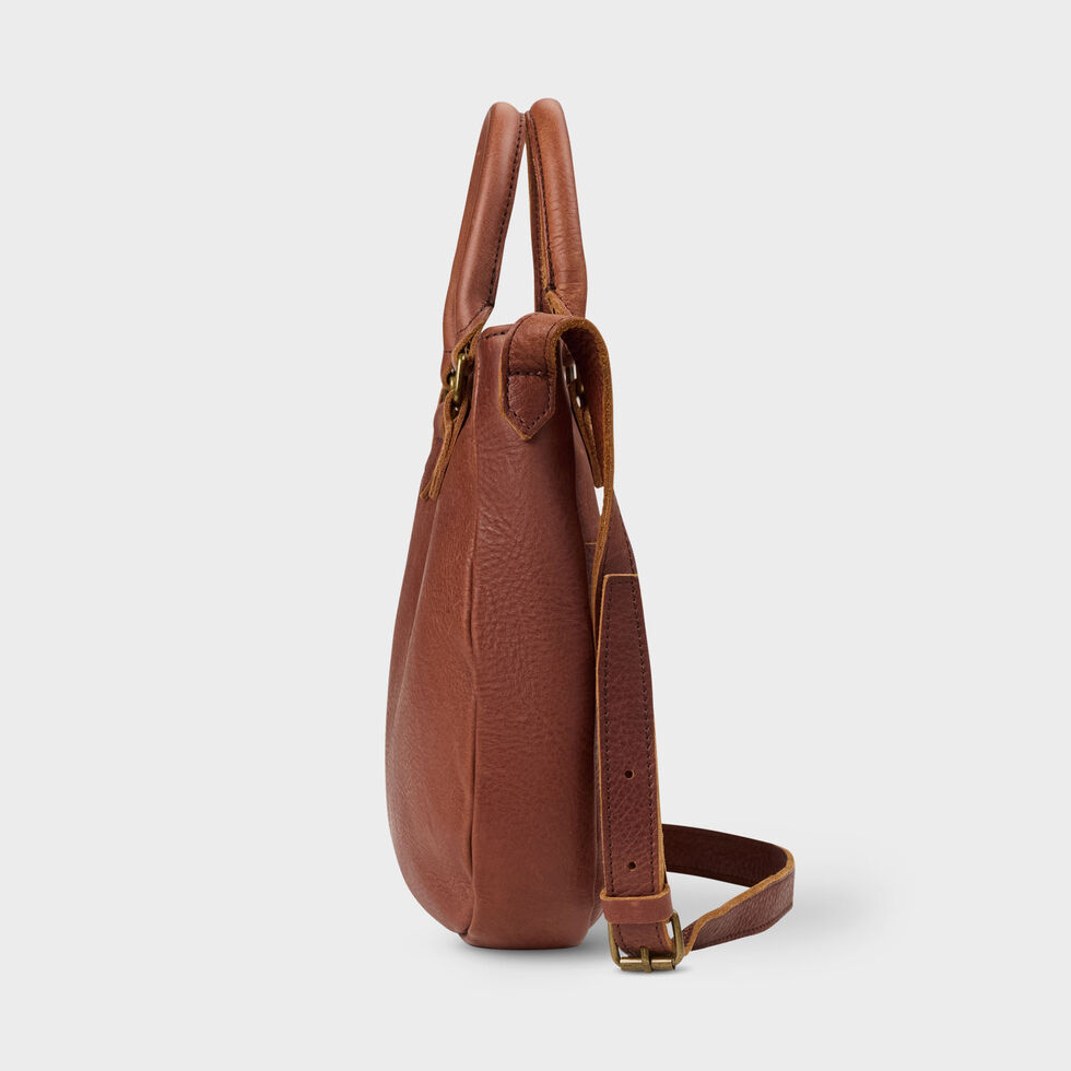 Women's Lifetime Leather Saddle Bag Duluth Trading Company