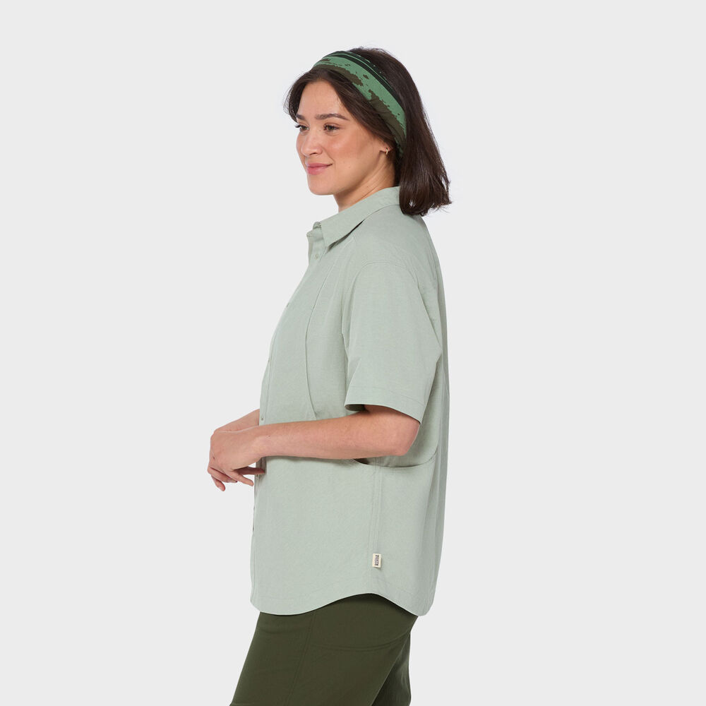 Women's Heirloom Gardening Overshirt Main Image