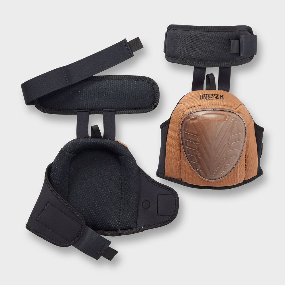 Hinged Deluxe Knee Pads BRN ONESIZE Main Image