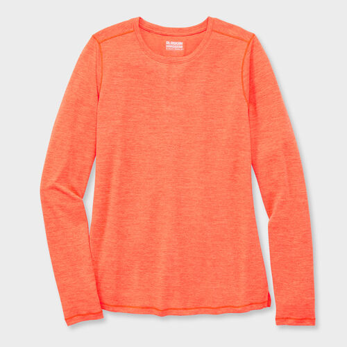 T-shirt à manches longues en coton avec imprimé fleurs - Jaune foncé