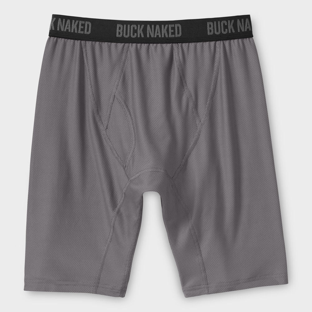 Men's Buck Naked Extra Long Boxer Briefs Main Image