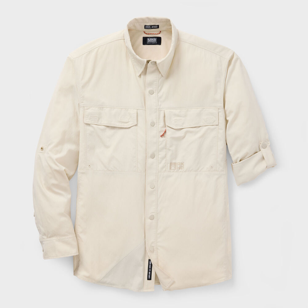 Men's AKHG Sol Survivor Snap-Front Long Sleeve Shirt Main Image