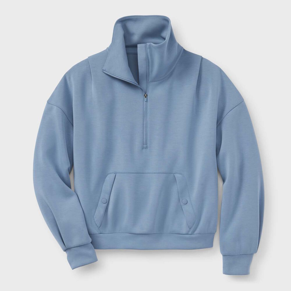 Women's Plus AKHG After Sweat Funnelneck Half-Zip Main Image