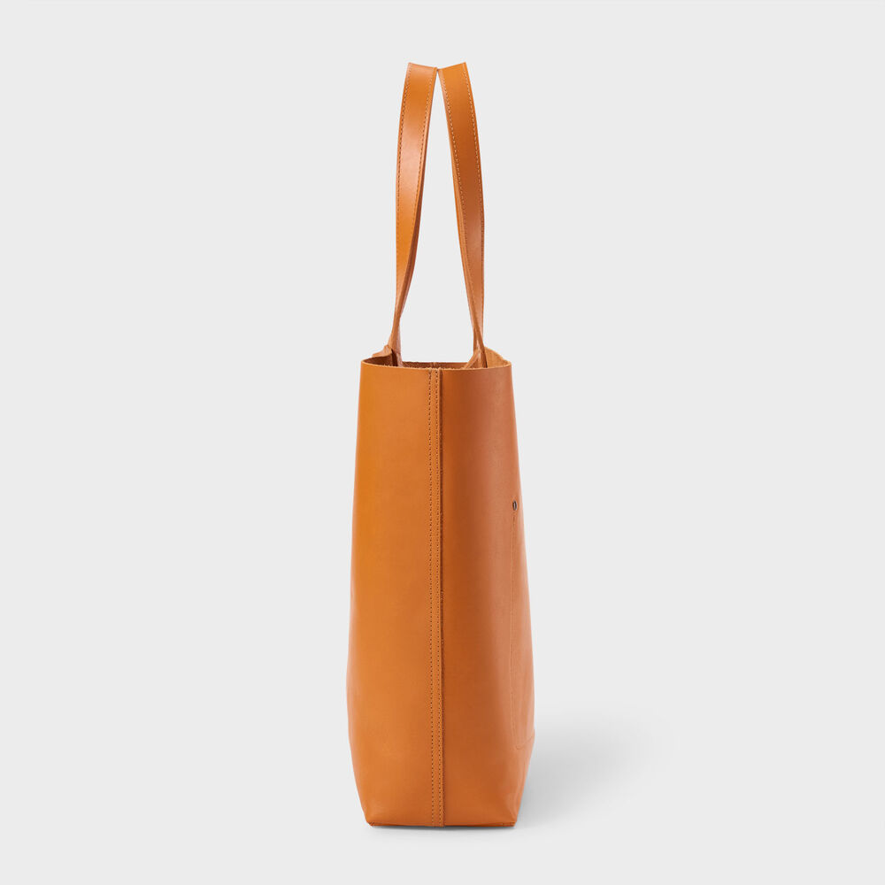 Fine Time Leather Tote Main Image