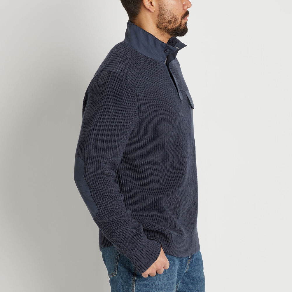 Men's Brigadier Button Mock Sweater Main Image